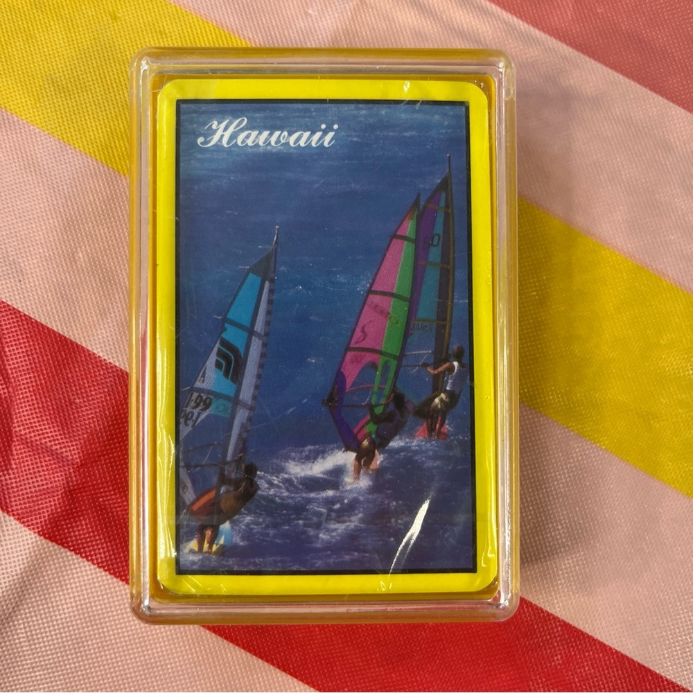 Brand New Sealed Hawaii Playing Cards Surfing Made In Hong Kong